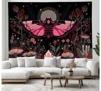 DACRWEKZ Tapestry Gothic styleDeath Moth Tapestries Wall Hanging Banner Home Decor Tapestry for Bedroom College Dorm Window Designs Art Wall 70x101cm