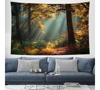 DACRWEKZ Tapestry Wall Hanging Natural scenery Sun Trees Wall Hangin Turmeric Tapestries for Bedroom Room Decor Twin Bedspread Meditation Yoga Mat Rug Walls Hanging Decoration - 180x230cm