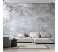 DACRWEKZ Wall Mural Concrete Wall Texture Minimalist Industrial Style Silk Art Print Photo Wallpaper Decor, Living Room Kitchen Dining Room Bedroom, Wall Mural Wallpaper 200x140cm, Grey
