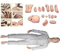 DACUN Geriatric Training Manikin Patient Care Skills Mannequin with Interchangeable Genitals and Trauma Modules, Anatomical Human Model for Nursing Medical Training Teaching