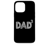 Dad 3 Dad Cubed Father Of Three Kids Humor Case for iPhone 13 Pro Max