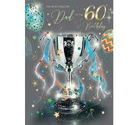 Cherry Orchard Dad 60th Birthday Card from the Grayson Range complete with Gold Envelope and Gold Foil Detailing