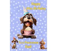 Dad 95th Birthday Card (Funny Dog Humour)