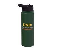 Dad A Man Who Knows Everything But Gets No Credit Stainless Steel Insulated Water Bottle