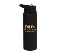 Dad A Man Who Knows Everything But Gets No Credit Stainless Steel Insulated Water Bottle