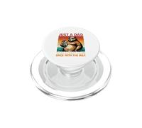 Dad Always Came Back With Milk Father's Day Bear Sunglasses PopSockets PopGrip for MagSafe