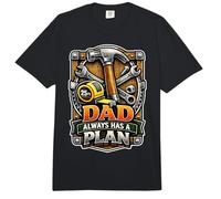 Dad Always Has A Plan Handy Tools Comfort Colors Adult Heavyweight T-Shirt
