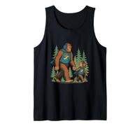 Dad and Child Walking in The Woods Tank Top