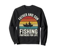 Dad and son fishing father's day Sweatshirt