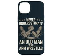 Dad Arm Wrestling Father Strength Athlete Case for iPhone 14 Plus