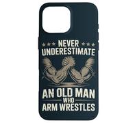 Dad Arm Wrestling Father Strength Athlete Case for iPhone 16 Pro Max