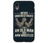 Dad Arm Wrestling Father Strength Athlete Case for iPhone XR