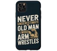 Dad Arm Wrestling Old Man Strength Athlete Case for iPhone 11 Pro Max