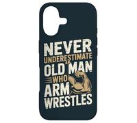 Dad Arm Wrestling Old Man Strength Athlete Case for iPhone 17
