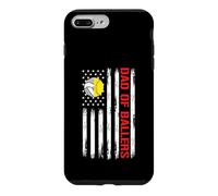 Dad Ballers American Flag Volleyball Softball Team Daughter Case for iPhone 7 Plus/8 Plus