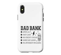 Dad Bank Always Available No Credit Checks Case for iPhone X/XS