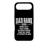 Dad Bank Zero Interest Loans Father's Day Parenting Daddy Case for iPhone Air