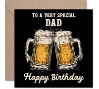 Dad Birthday Card, Bday Beer Cheers Beer