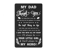 Dad Birthday Card from Daughter, I Love My Dad Wallet Card, Daddy Gifts from Daughter, Dad I Will Always Be Your Little Girl