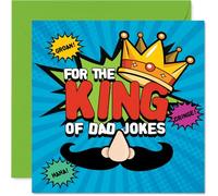 Dad Birthday Card, Funny King of Jokes