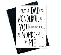 Dad Birthday Cards Funny Father's Day Card Funny Card for Him Card for Men Funny Card for Dad Wonderful Dad Lucky You Banter Fun Jokes PC424