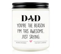 Dad Birthday Gifts, Father's Day Gifts from Daughter Son - Father's Day Gift for Dad Who Wants Nothing, Christmas Birthday Gift for Father Step, Best Father Present 2025, 7oz Lavender Scented Candle