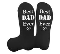 Dad Birthday Gifts Fathers Day Personalised 1st Father's Day Gifts for Dad Who Wants Nothing from Daughter from Son Gift for Daddy Birthday Presents New Dads Valentines Christmas Xmas Papa Socks Mens