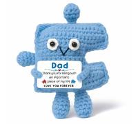 Dad Birthday Gifts Puzzle Plaque Gift, Presents for Father, Dad Gift from Daughter Son, Gifts for Father's Day Thanksgiving Birthday