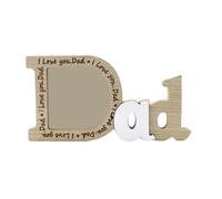 Dad Birthday Gifts,Wood Dad Picture Frames Decorations,Daddy Christmas Gifts for Dad from Daughter Son,Dad Memorial Gifts PhotoFrame,Daddy Present for Christmas Father's Day Thanksgiving Birthday