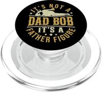 Dad Bob Father Figure Joke Humor Fatherhood Fathers Day Mens PopSockets PopGrip for MagSafe