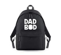 Dad Bod Fat Round Big Funny Backpack Rucksack 18L Bag - 42 x 31 x 21cm
