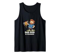 Dad BOD in Progress Funny Father’s Day Design Tank Top