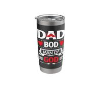 Dad BOD Man of God Stainless Steel Insulated Tumbler