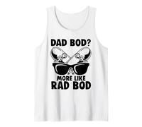 Dad BOD? More Like Rad BOD Funny Dad Joke Father's Day Tank Top