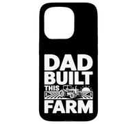 Dad Built This Farm Tractor Farmer Father Case for iPhone 15 Pro