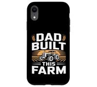 Dad Built This Farm Tractor Farmer Father Case for iPhone XR