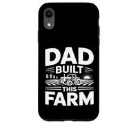 Dad Built This Farm Tractor Farmer Father Case for iPhone XR