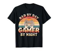 Dad By Day Gamer By Night - Video Game Father T-Shirt