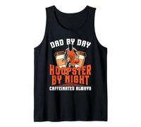 Dad By Day Hoopster By Night Coffee Basketball Lover Tank Top
