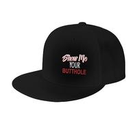 Dad Cap Show Me Your Butthole Baseball Hat Cool Adjustable Trucker Cap for Running Summer Travel