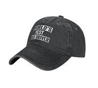 Dad Caps World's Best Bus Driver Men Women Trucker Hat Lightweight Sports Hats Comfortable Denim Cap for Running Sports Travel