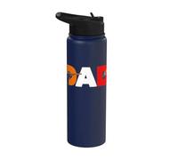 Dad Clay Pigeon Trap Shooting Skeet Shooting Men Fathers Day Stainless Steel Insulated Water Bottle