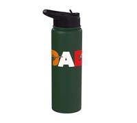 Dad Clay Pigeon Trap Shooting Skeet Shooting Men Fathers Day Stainless Steel Insulated Water Bottle
