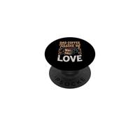 Dad Coffee Tastes Love Coffee Dad PopSockets Adhesive PopGrip