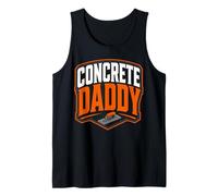 Dad Concrete Finisher Father Concrete Worker Tank Top