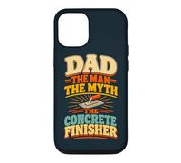Dad Concrete Finisher Father Husband Concrete Worker Case for iPhone 12/12 Pro