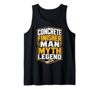 Dad Concrete Finisher Husband Concrete Worker Tank Top