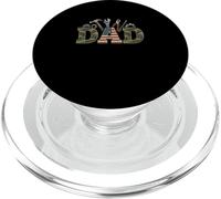 DAD Costume Camo Father's Day Family Proud Mechanic Job PopSockets PopGrip for MagSafe