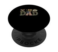 DAD Costume Camo Father's Day Family Proud Scuba Diver Job PopSockets Adhesive PopGrip