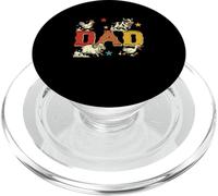 Dad Cute Farm Animal Floral Leopard Chicken Cow Duck Sheep PopSockets PopGrip for MagSafe
